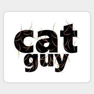 Cat Guy Orange Hair Magnet